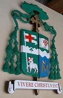 Bishop of Paterson. Coat of arms for the Bishop of Paterson, New Jersey, USA.