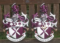 Collier coats of arms. First and second sons' versions.