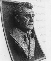 Portrait bust of Mr Lawrence Batley of 
